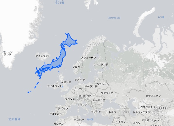 地図と全然違う 各国の 本当の大きさ を比較できるサイトが話題 日本でかっ Buzzmag