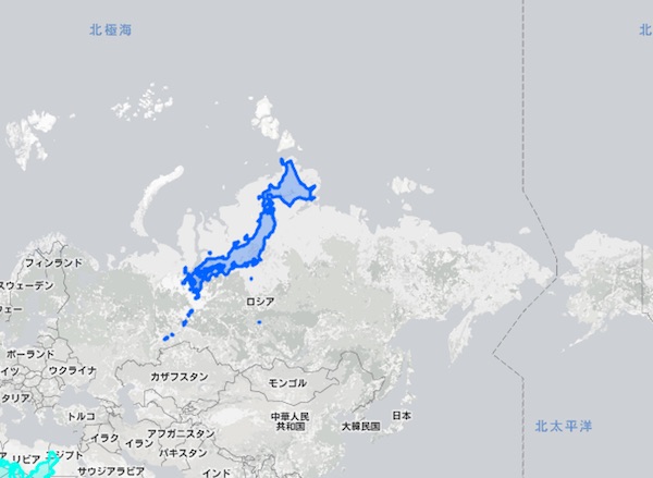 地図と全然違う 各国の 本当の大きさ を比較できるサイトが話題 日本でかっ Buzzmag