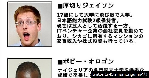 外国人タレントのスペック表 に 日本中からツッコミの嵐 笑 Buzzmag