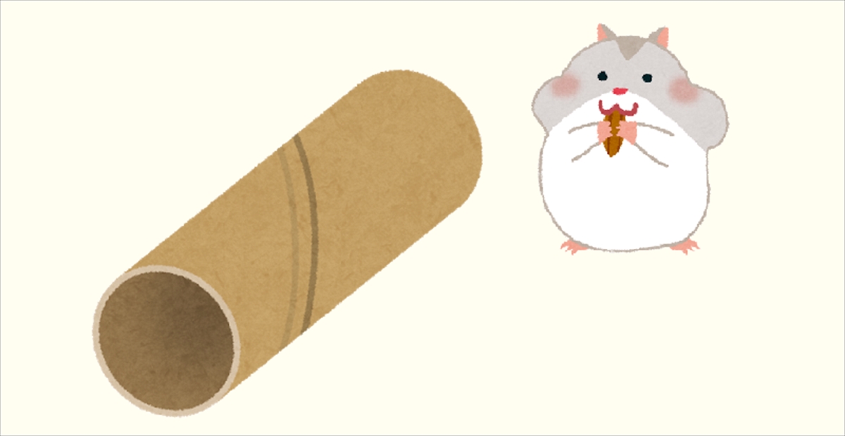 狭い所が大好きなハムスターに ラップの芯をプレゼントしたら 可愛さ爆発の ベストショット が撮れてしまった Buzzmag