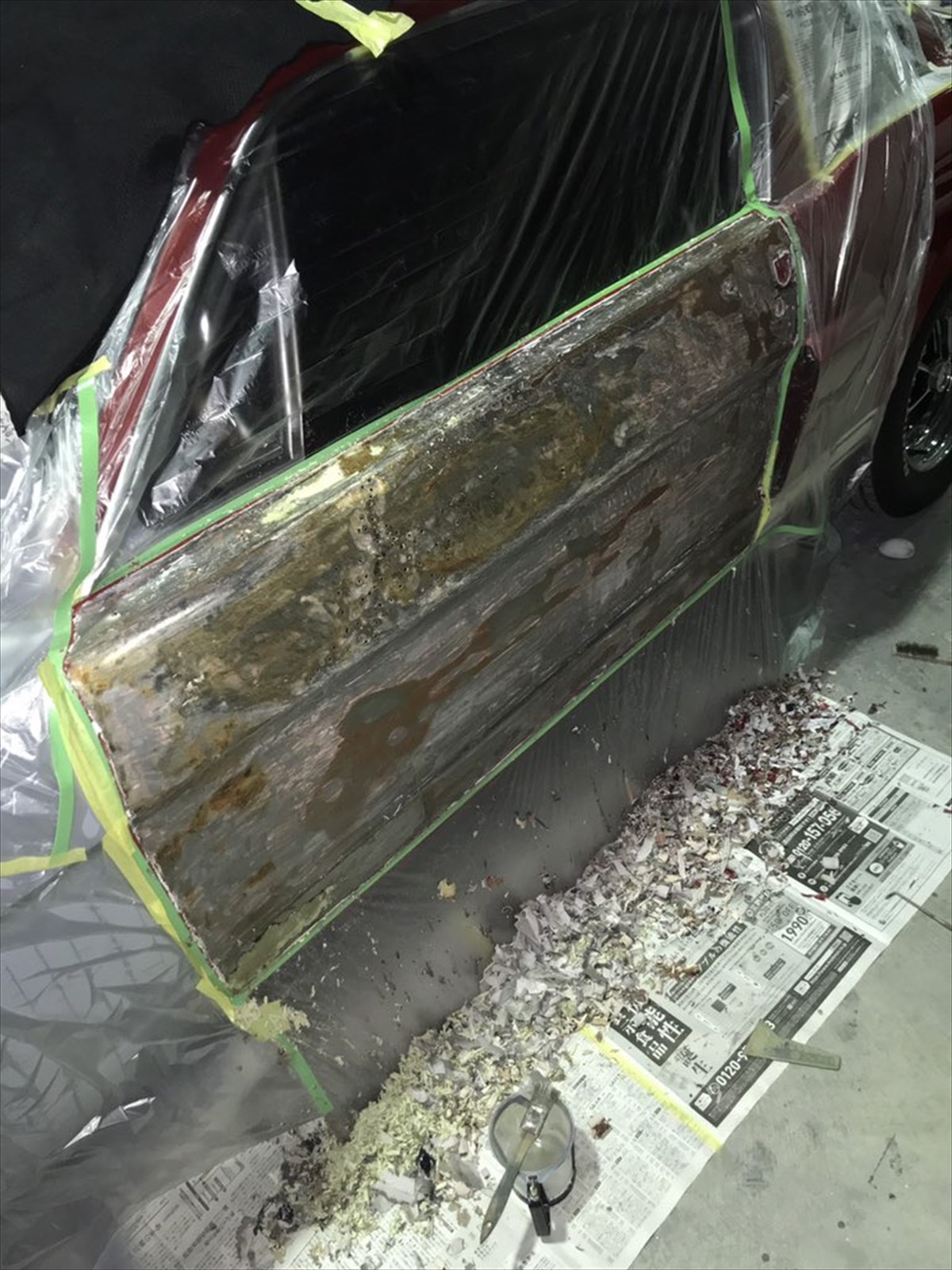 アメリカから個人輸入された車 その塗装を剥がしたら 震えた Buzzmag